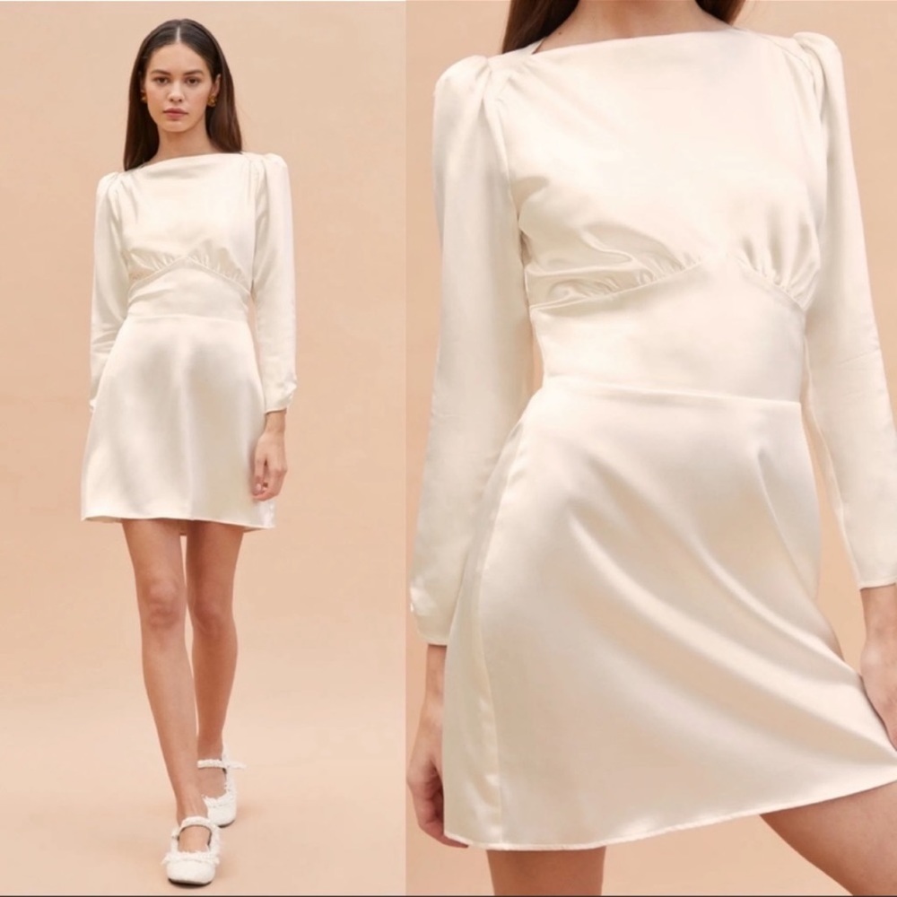 REFORMATION Rudi Silk Dress NWT